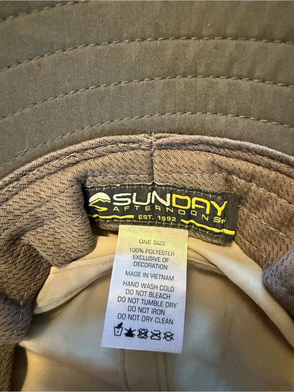 Sunday Wide-Brim Sun Hat in Light Beige